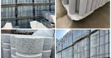 保山 芝麻白花岗岩挡车柱、隔离柱多少钱