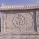 保山 芝麻白花岗岩屏风，照壁，影壁