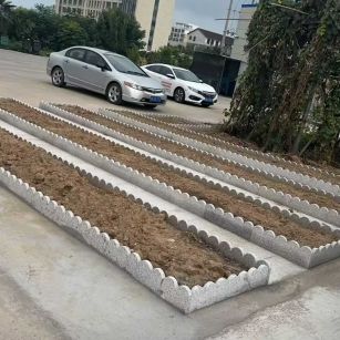 保山 花边石、花围石、花园石安装效果