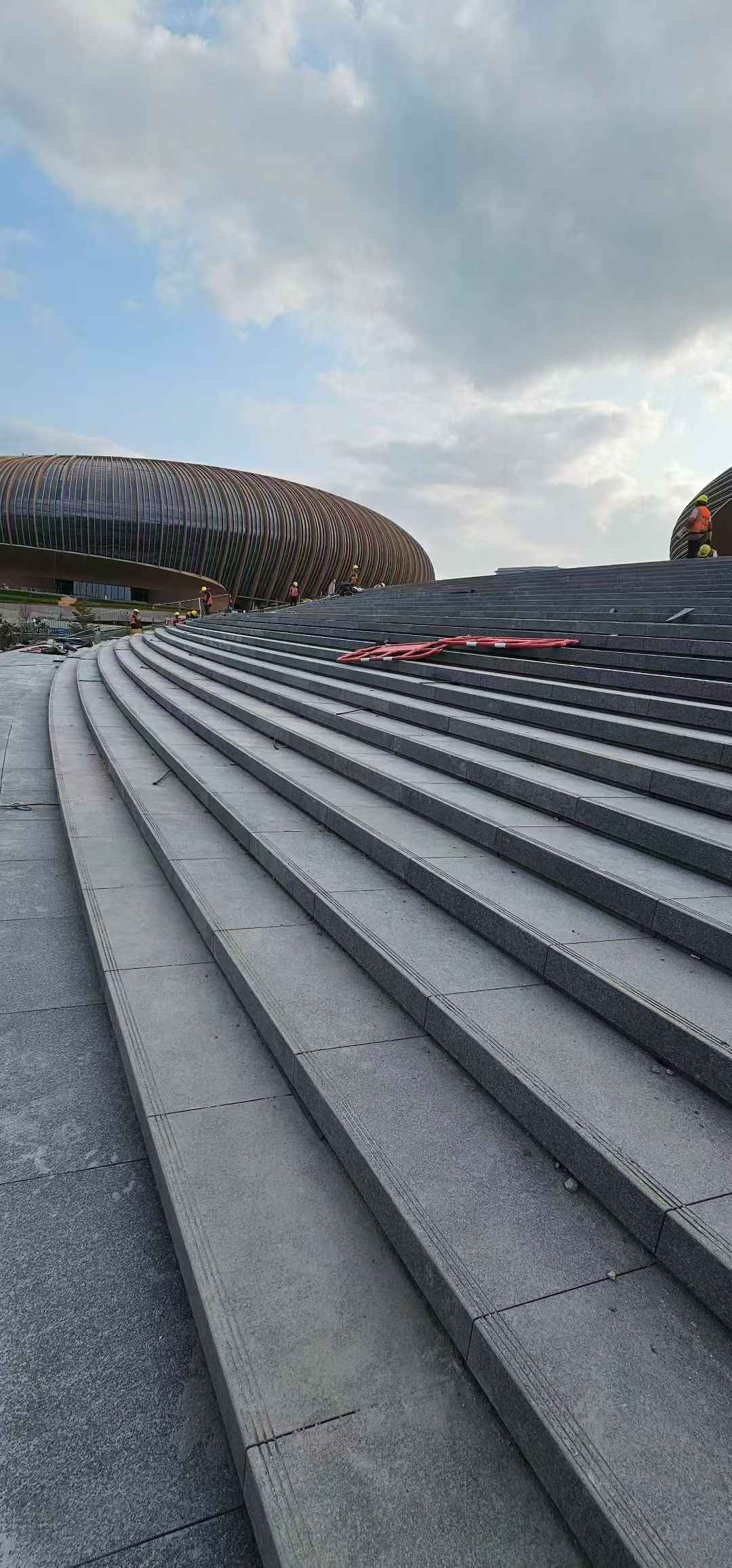 保山 弧形整石台阶铺装效果图