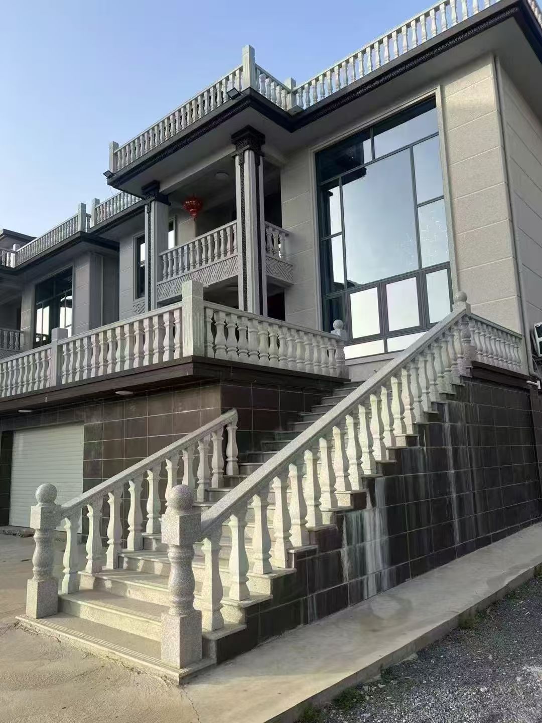 保山 芝麻白别墅阳台栏杆，楼梯栏杆