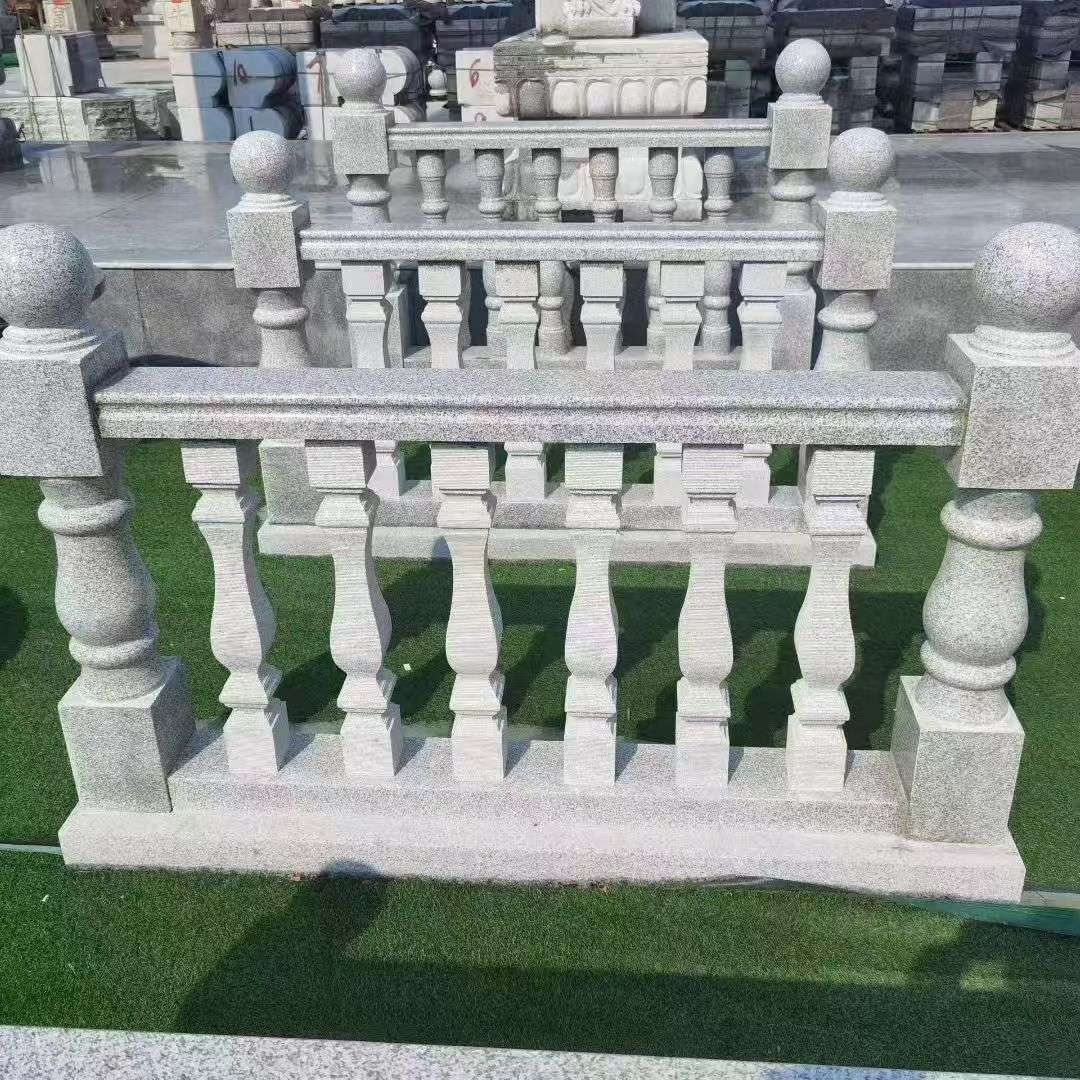 保山 别墅石材栏杆特写